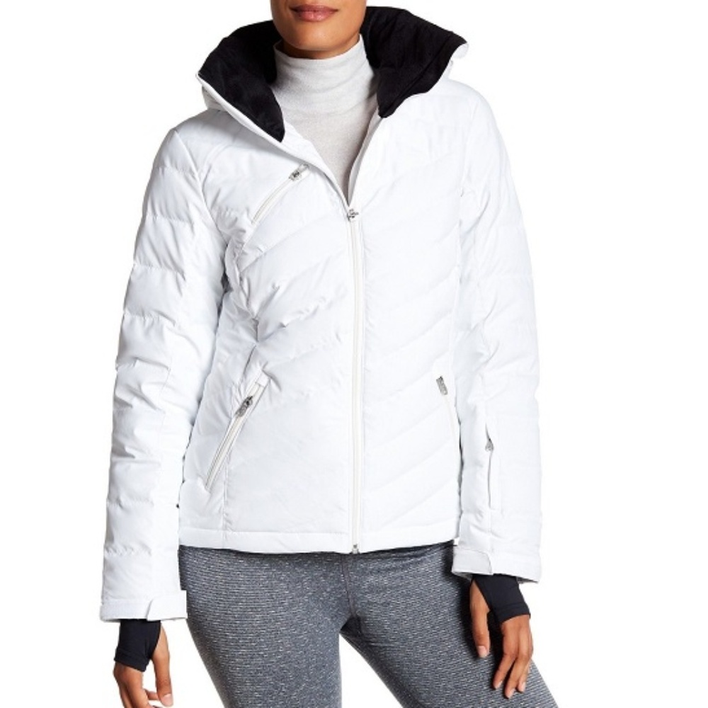 Spyder Women'sBreakout White Down Ski Jacket 4